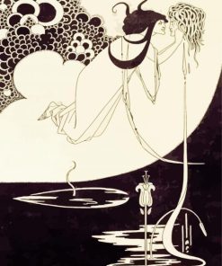 The Climax Aubrey Beardsley paint by number