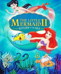 The Little Mermaid II Return To The Sea paint by number