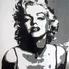 Pop Art Marilyn Monroe paint by number