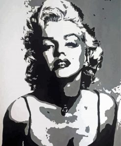 Pop Art Marilyn Monroe paint by number