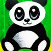 Aesthetic Cute Panda paint by number