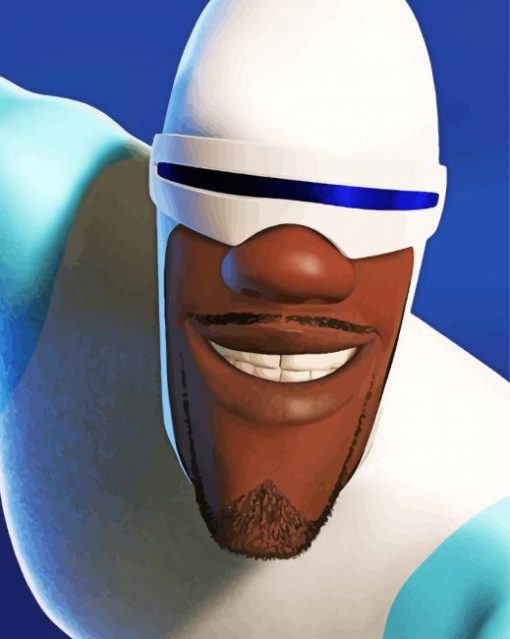 Frozone From The Incredibles paint by number