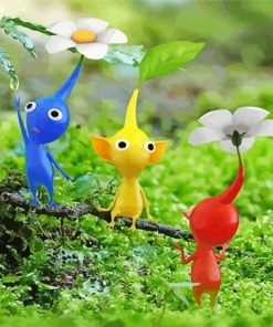 Pikmin Video Games paint by number