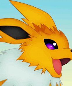 Pokemon Jolteon paint by number