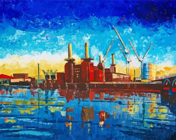 Battersea Power Station paint by number
