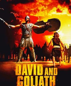 David And Goliath Poster paint by number