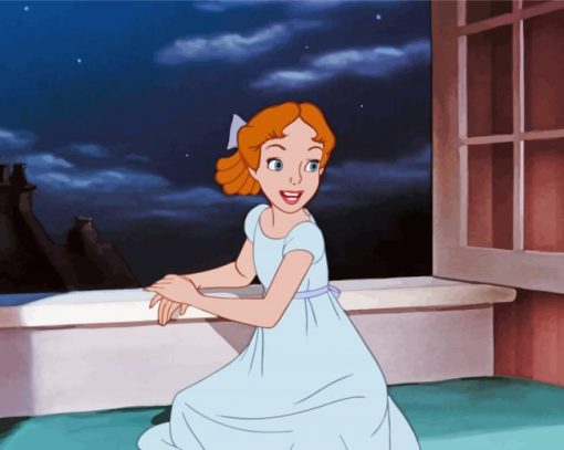 Disney Wendy Darling paint by number