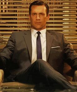 Don Draper Mad Men paint by number