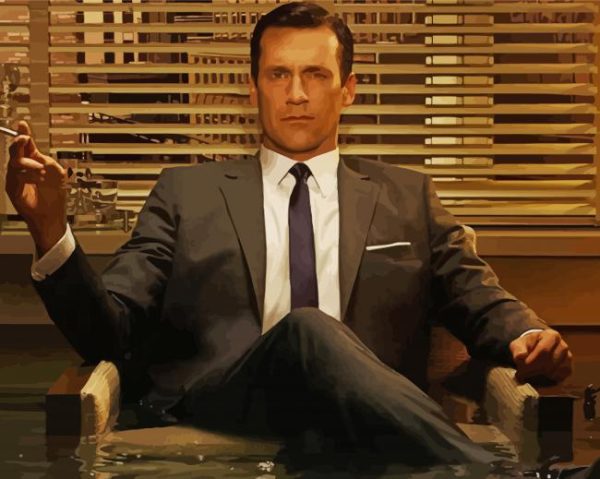 Don Draper Mad Men paint by number