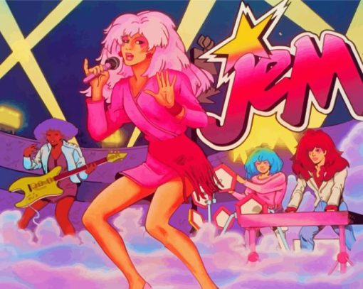 Jem And The Holograms paint by number