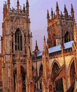 York Minster Sunset paint by number