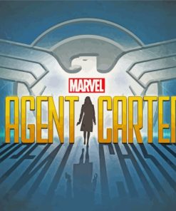 Marvel Agent Carter paint by number