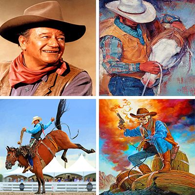 Cowboys Paint By Numbers