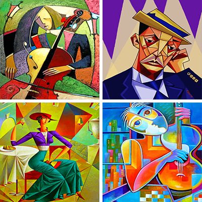 Cubism Paint By Numbers