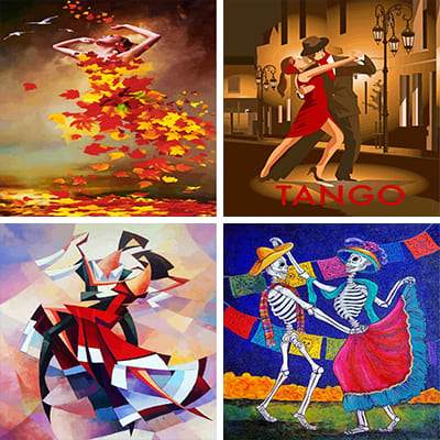 Dancers Paint By Numbers