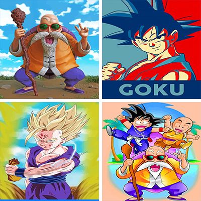 Dragon Ball Paint By Numbers