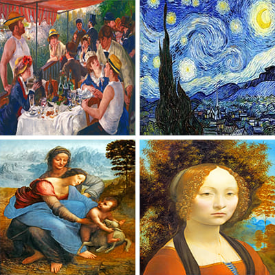 Famous Art Paint By Numbers