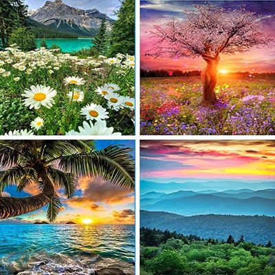 Nature Scenery paint by numbers