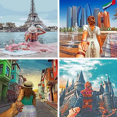 Travelers Paint By Numbers