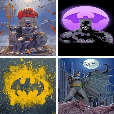 Batman Paint By Numbers 