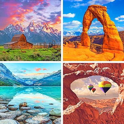 National Park Paint By Numbers