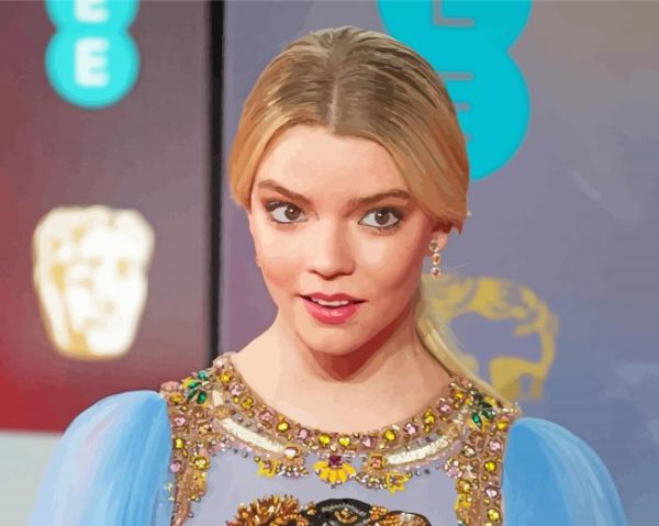 Anya Taylor Joy paint by numbers