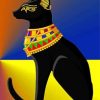 Black Egyptian Cat Paint by Numbers