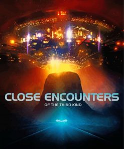 Close Encounters Of The Third Kind Movie Poster paint by numbers