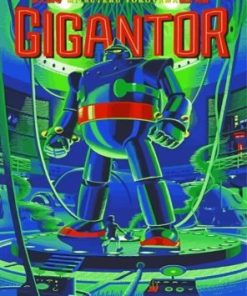 Gigantor Animation Poster Paint by Numbers