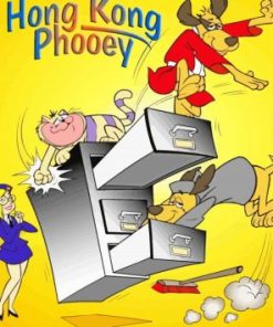 Hong Kong Phooey Poster Paint by Numbers