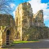 Knaresborough Castle paint by numbers