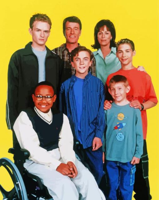 Malcolm In The Middle paint by numbers