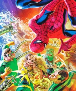 Marvels Sinister Six paint by numbers