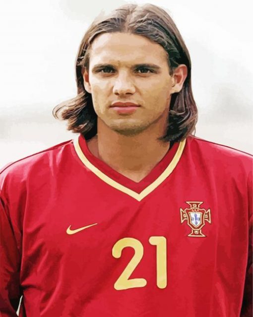 Player Nuno Gomes paint by numbers