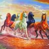 The Seven Horses Paint by Numbers