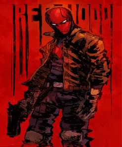 The Red Hood Art paint by numbers