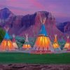 Utah Tipi Tents Paint by Numbers