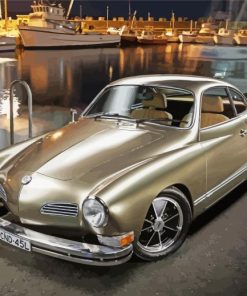 VW Karmann Ghia paint by numbers