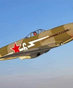 WWII Fighter Plane paint by numbers