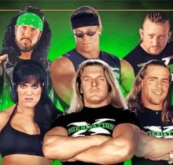 D Generation X WWE Team Paint by Numbers