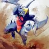 Garchomp Pokemon Go Game Paint by Numbers