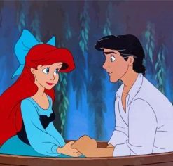 Romantic Prince Eric And Ariel Paint by Numbers