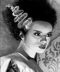 The Bride Of Frankenstein paint by numbers