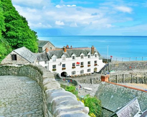 Clovelly England Paint by Numbers