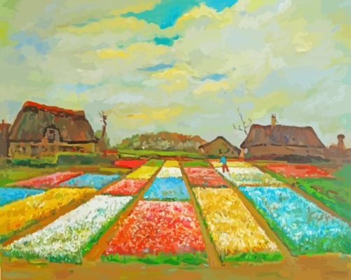 Bulbs Fields Van Gogh Paint By Numbers