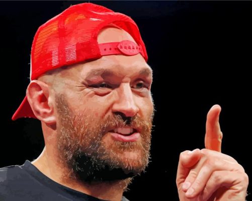 Tyson Fury Boxer Paint By Numbers
