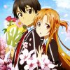 Kirito Asuna Paint by Numbers